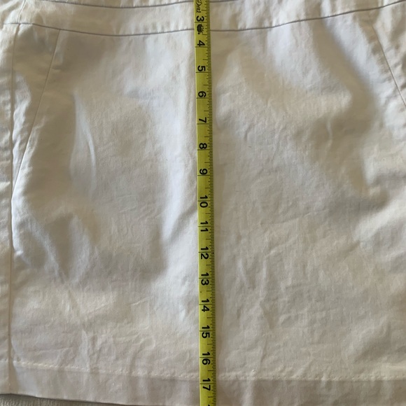 Ann Taylor a-line white skirt Sz 8 - Picture 7 of 10